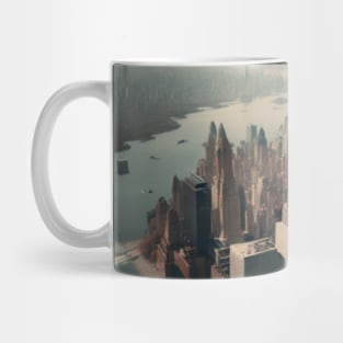 New York skyline at night Mug